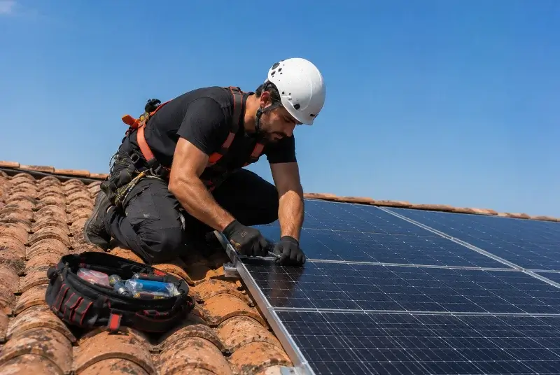 Maintenance et monitoring de panneaux solaires à Thenon